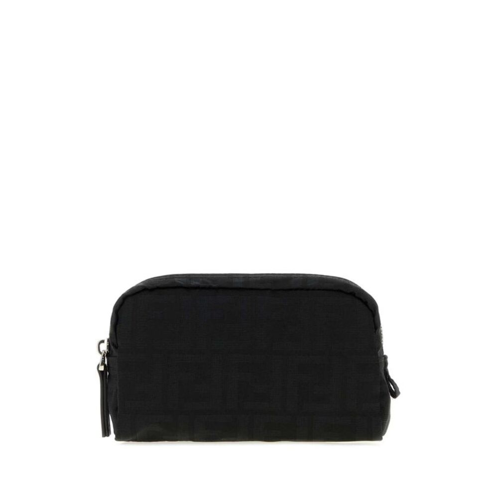 Fendi Men Embroidered Fabric Micro Beauty Case